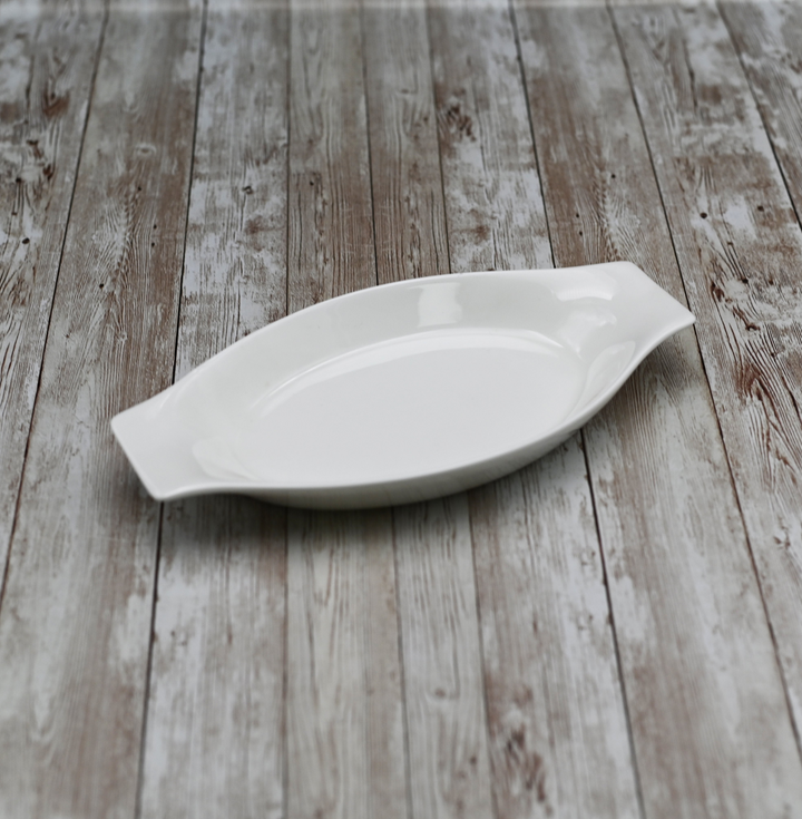 White Oval Casserole Baking Dish 12" inch | 30 Cm