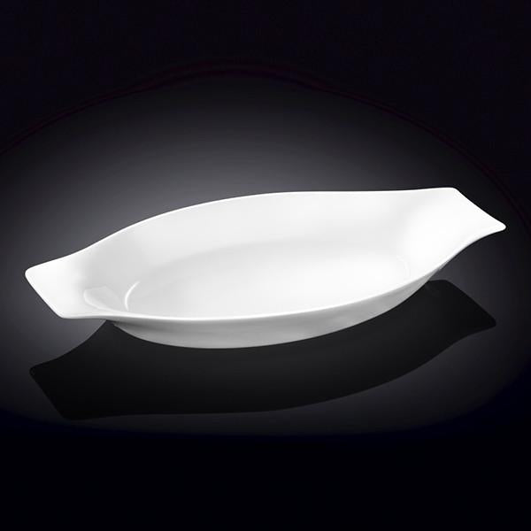 White Oval Casserole Baking Dish 12" inch | 30 Cm