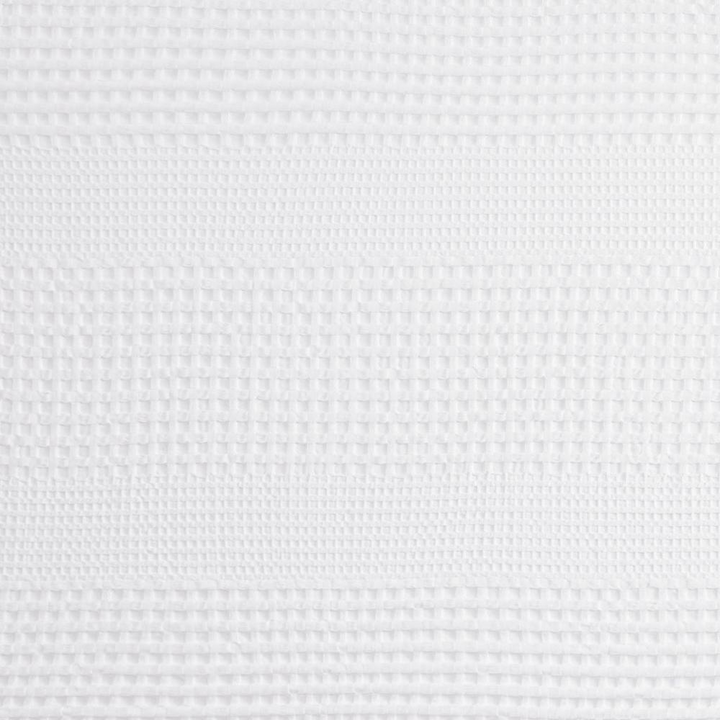 Madison Park Arlo Super Waffle Textured Solid Shower Curtain - 100% Cotton, White, 72x72"