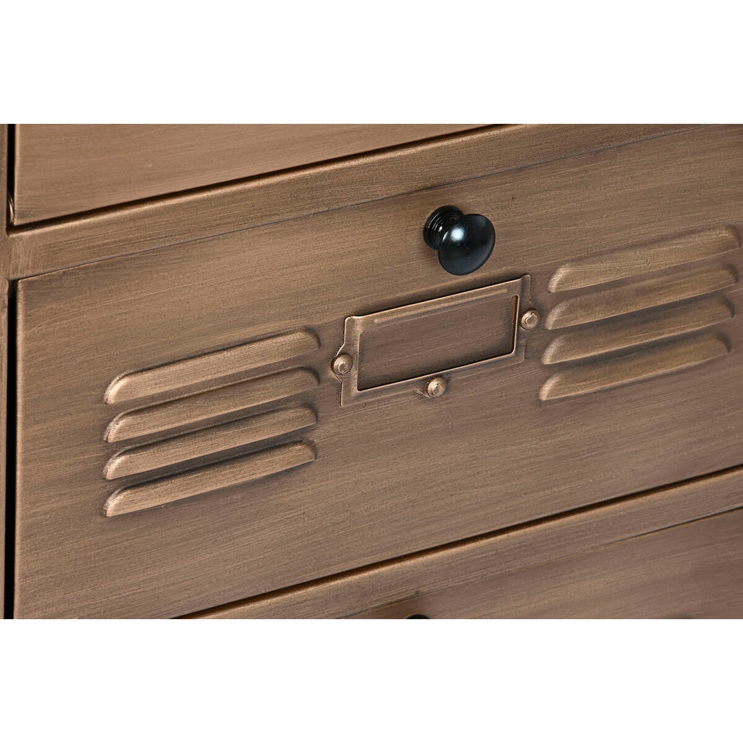 Chest of drawers Home ESPRIT Golden Metal Loft 78 x 34 x 70 cm-3