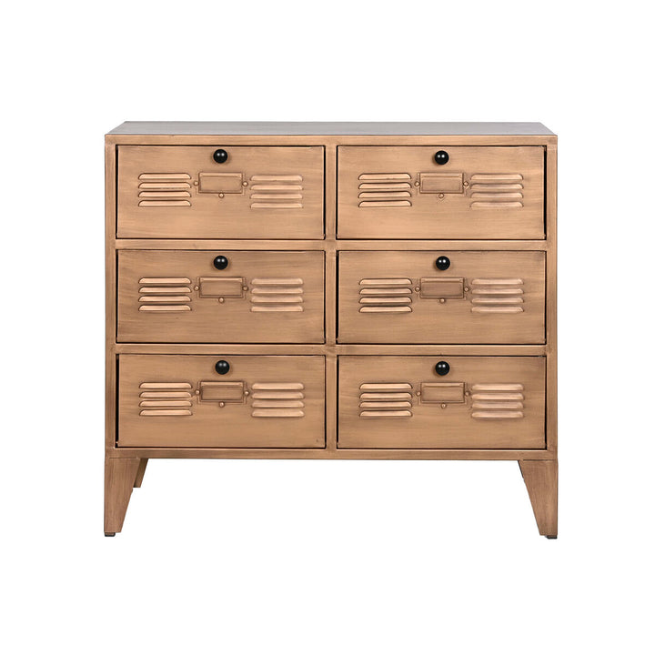 Chest of drawers Home ESPRIT Golden Metal Loft 78 x 34 x 70 cm-2