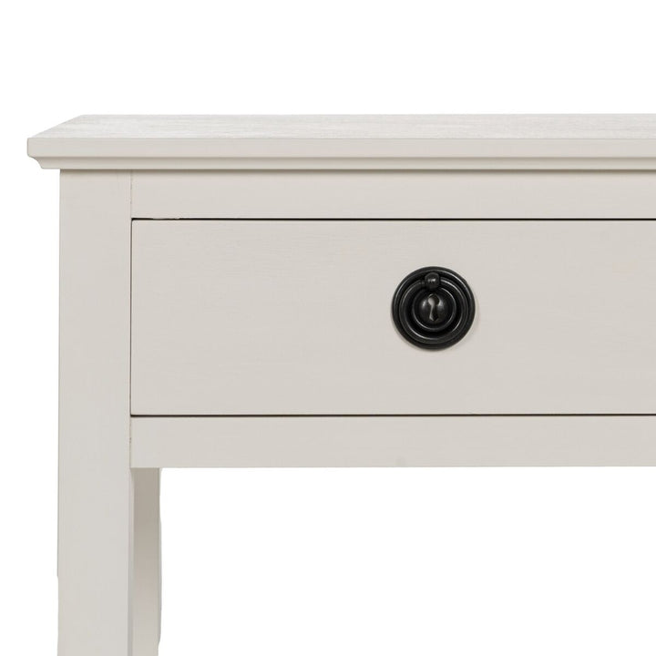 Nightstand White 40 x 30 x 61 cm-5