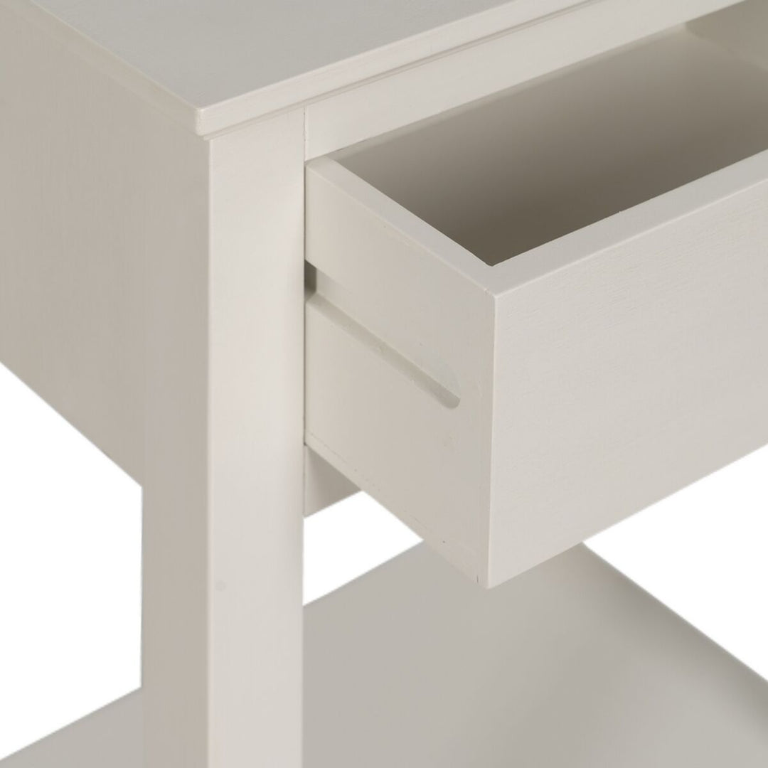 Nightstand White 40 x 30 x 61 cm-4