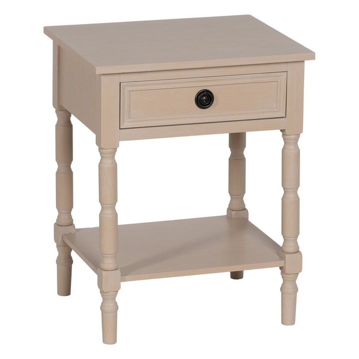 Nightstand White 48 x 40 x 61 cm-0