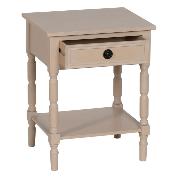 Nightstand White 48 x 40 x 61 cm-4