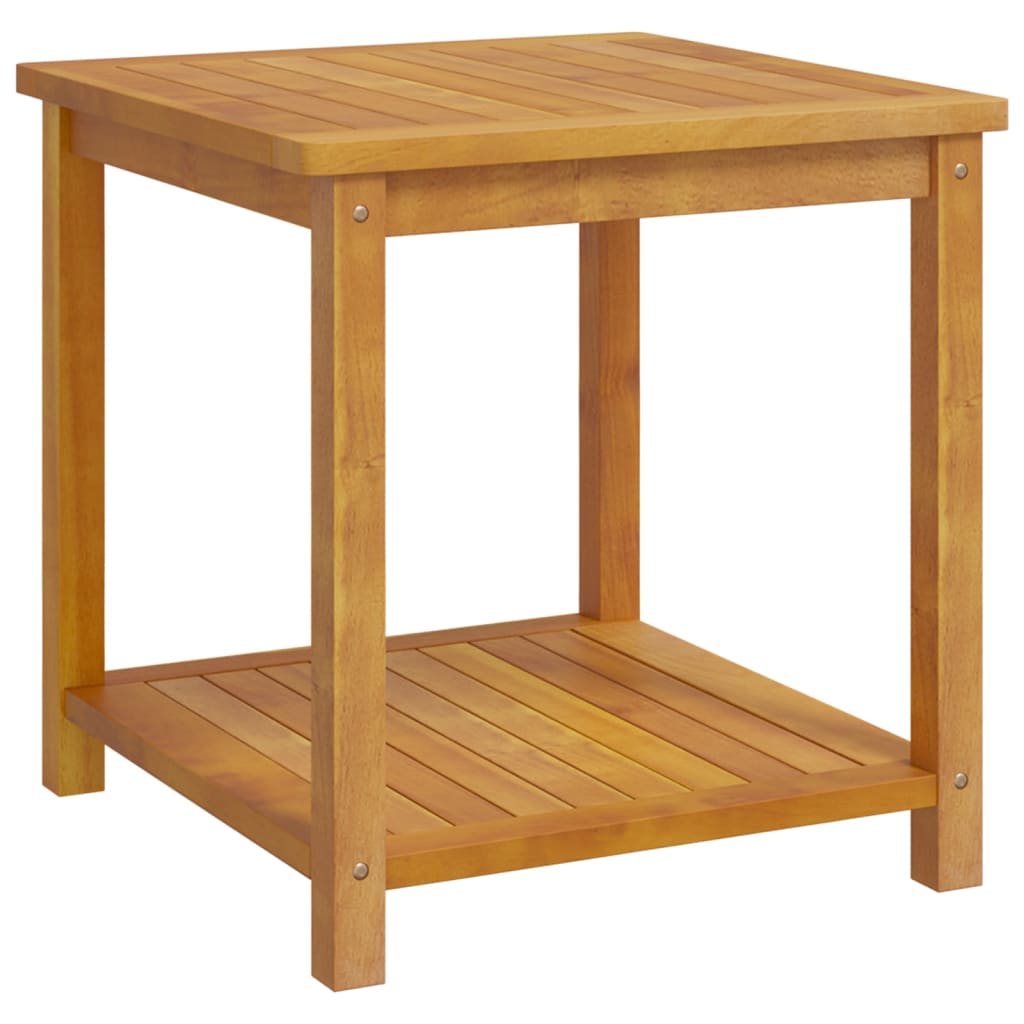 vidaXL Side Table End Table Coffee Table Indoor Outdoor Solid Wood Acacia-13