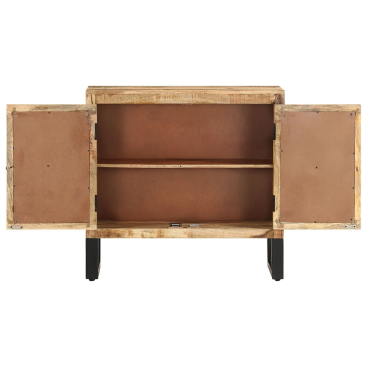 vidaXL Sideboard Cupboard with 2 Doors Buffet Storage Cabinet Rough Mango Wood-23
