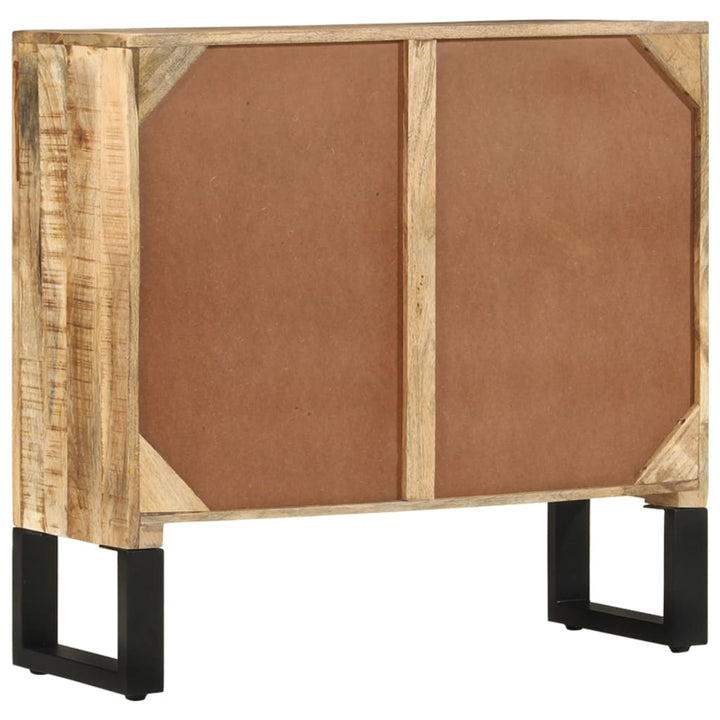 vidaXL Sideboard Cupboard with 2 Doors Buffet Storage Cabinet Rough Mango Wood-24