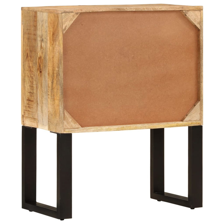 vidaXL Sideboard Cupboard with 2 Doors Buffet Storage Cabinet Rough Mango Wood-16