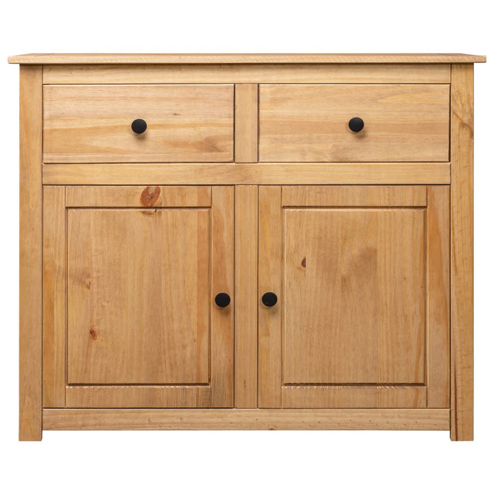 vidaXL Sideboard 2-Drawer Cupboard Sideboard Buffet Cabinet Solid Pinewood-3