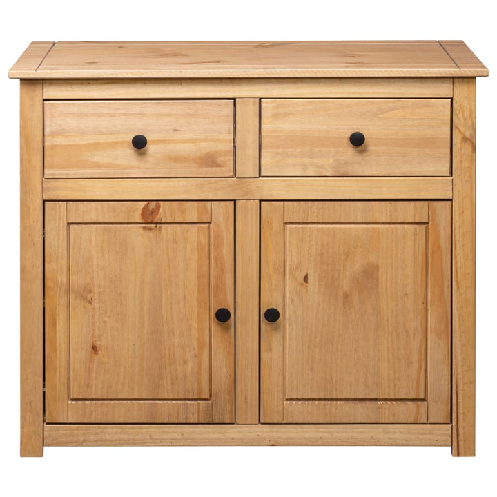 vidaXL Sideboard 2-Drawer Cupboard Sideboard Buffet Cabinet Solid Pinewood-7