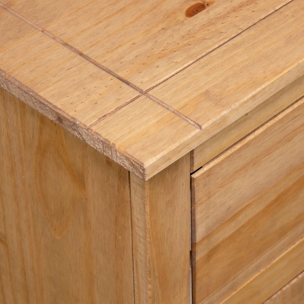 vidaXL Sideboard 2-Drawer Cupboard Sideboard Buffet Cabinet Solid Pinewood-8