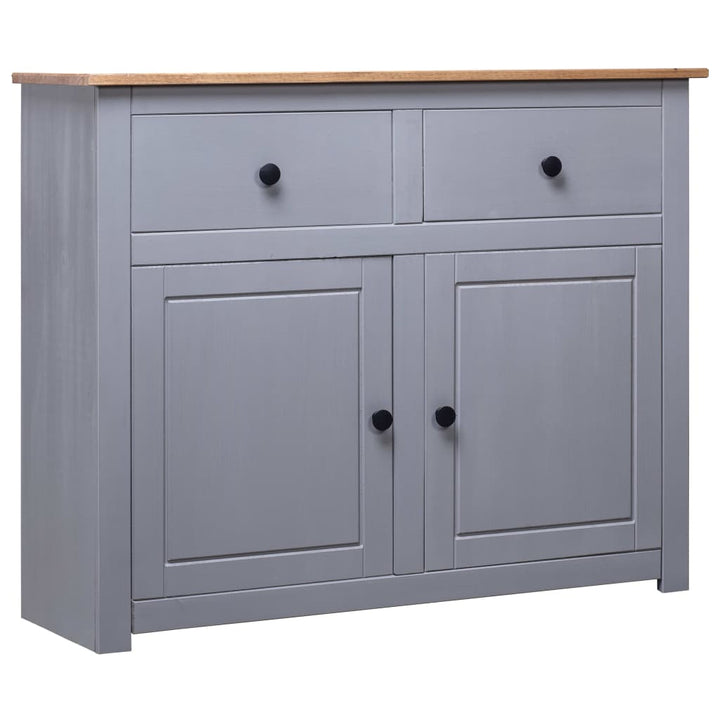 vidaXL Sideboard 2-Drawer Cupboard Sideboard Buffet Cabinet Solid Pinewood-9