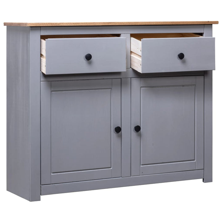 vidaXL Sideboard 2-Drawer Cupboard Sideboard Buffet Cabinet Solid Pinewood-13
