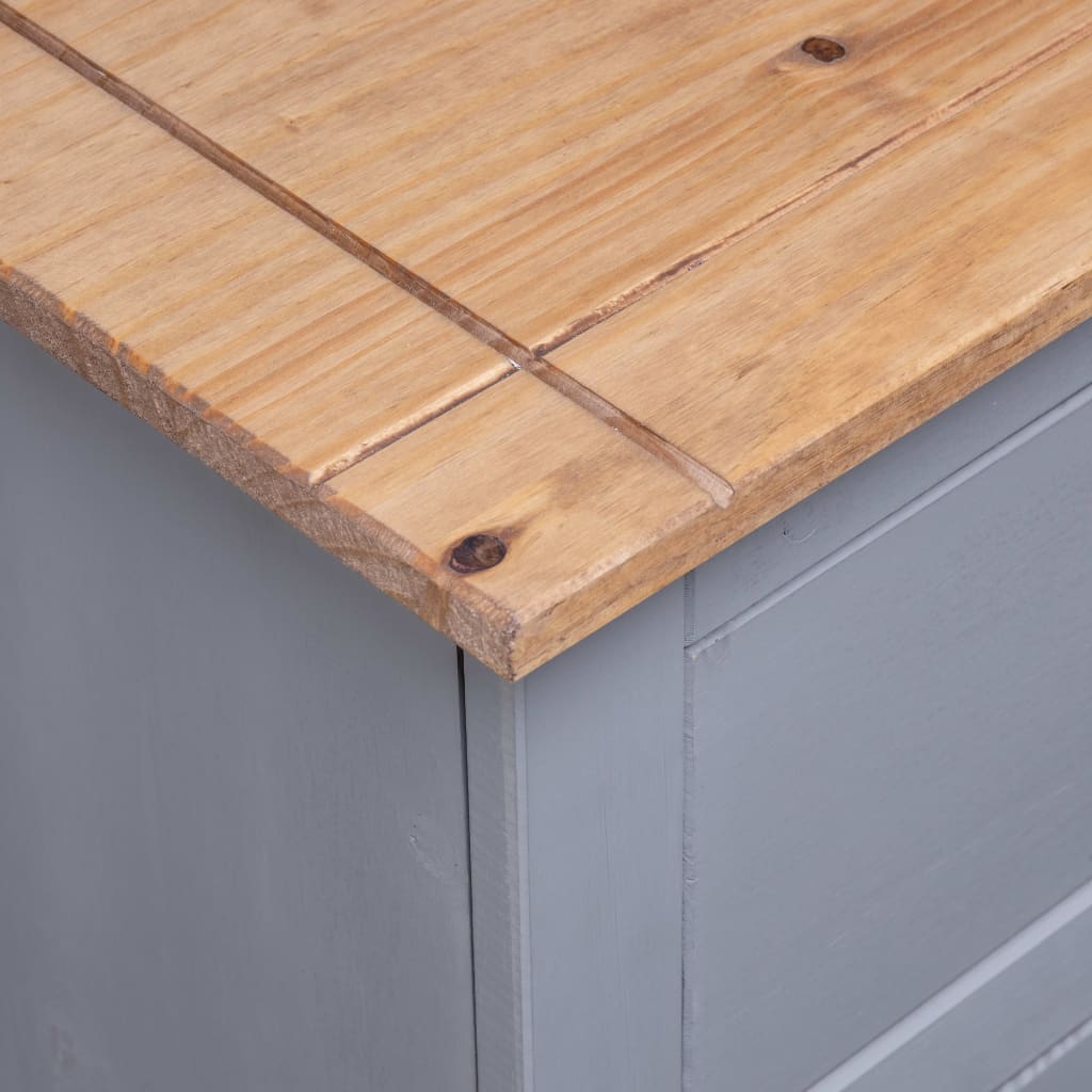 vidaXL Sideboard 2-Drawer Cupboard Sideboard Buffet Cabinet Solid Pinewood-19