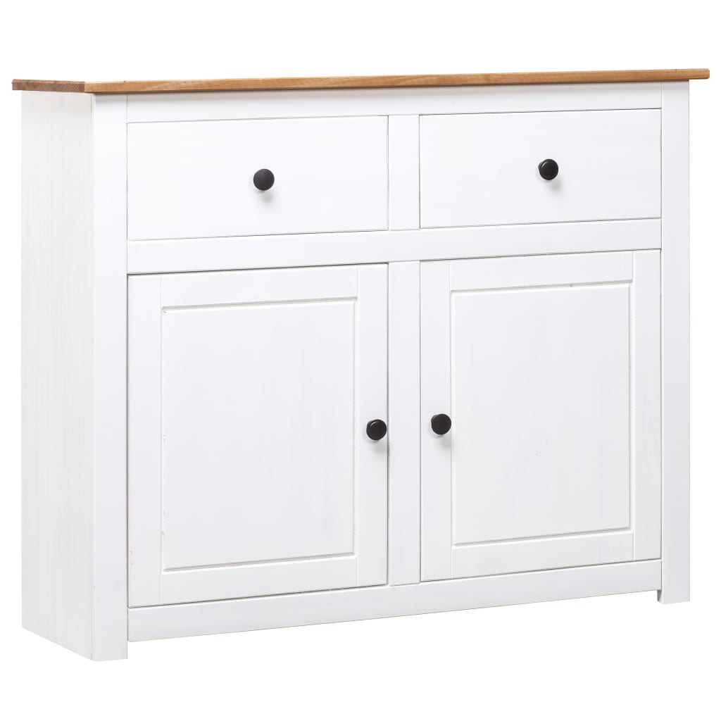 vidaXL Sideboard 2-Drawer Cupboard Sideboard Buffet Cabinet Solid Pinewood-20