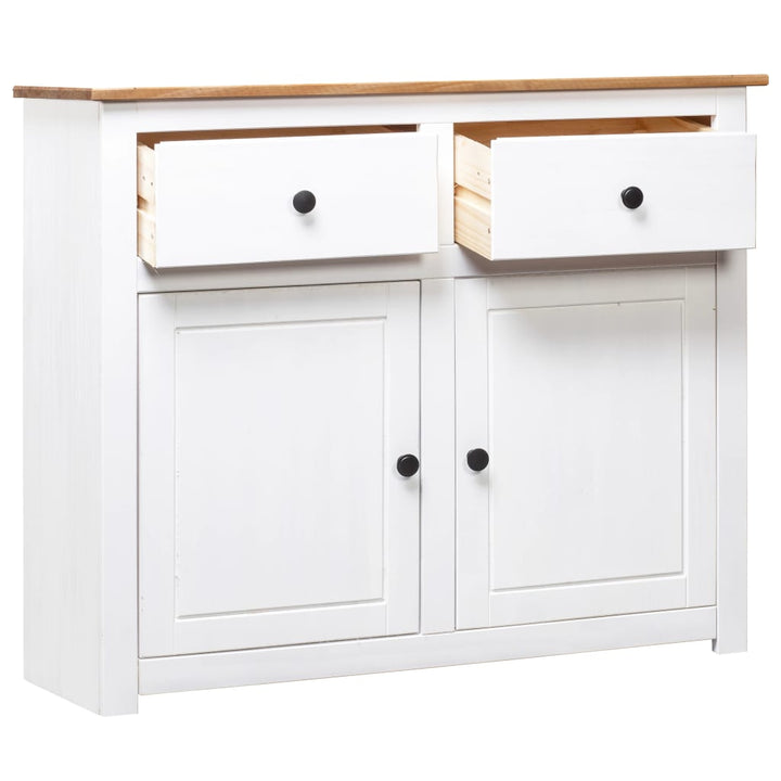 vidaXL Sideboard 2-Drawer Cupboard Sideboard Buffet Cabinet Solid Pinewood-22