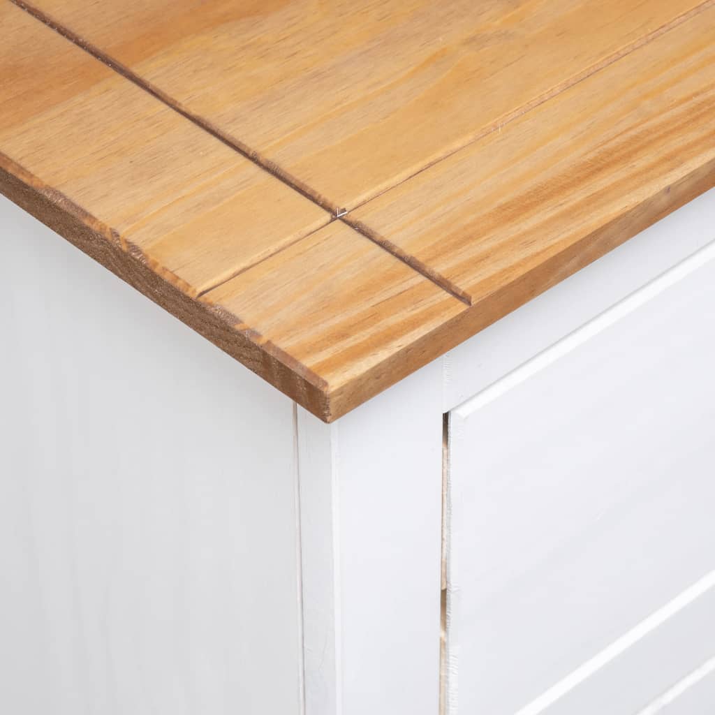 vidaXL Sideboard 2-Drawer Cupboard Sideboard Buffet Cabinet Solid Pinewood-14