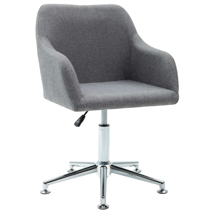 vidaXL Office Chair Swivel Office Desk Chair for Makeup Room Bedroom Fabric-26