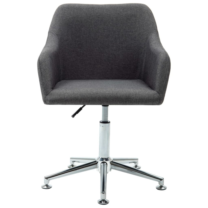 vidaXL Office Chair Swivel Office Desk Chair for Makeup Room Bedroom Fabric-35