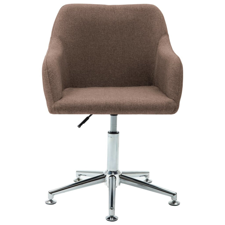vidaXL Office Chair Swivel Office Desk Chair for Makeup Room Bedroom Fabric-13