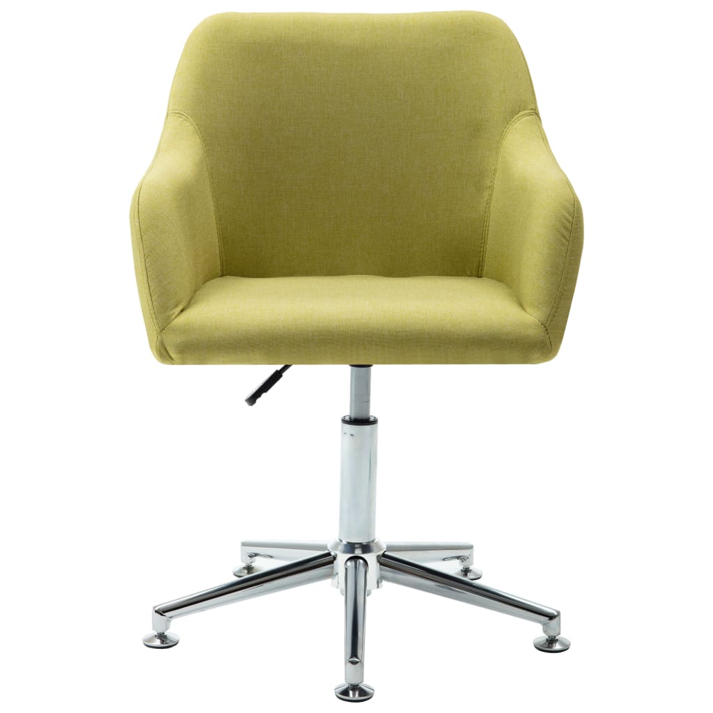 vidaXL Office Chair Swivel Office Desk Chair for Makeup Room Bedroom Fabric-41