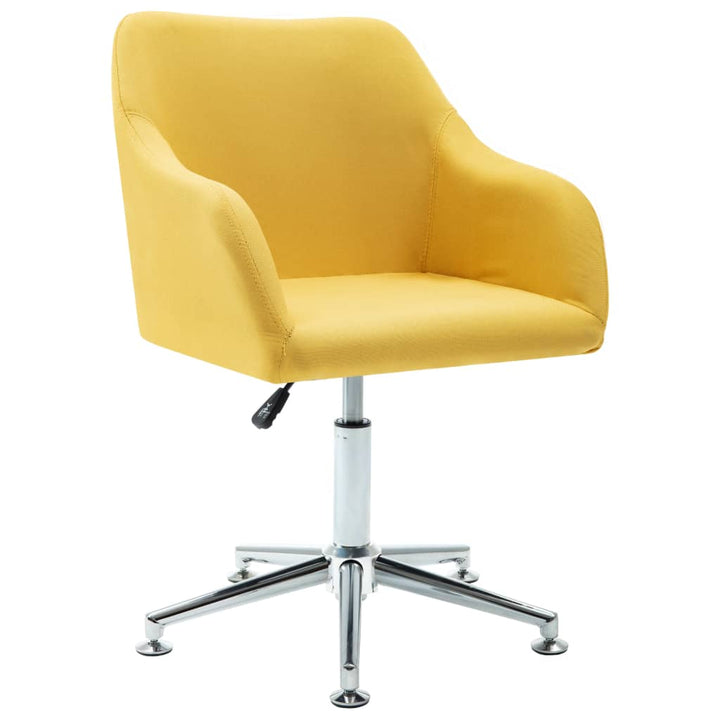 vidaXL Office Chair Swivel Office Desk Chair for Makeup Room Bedroom Fabric-29