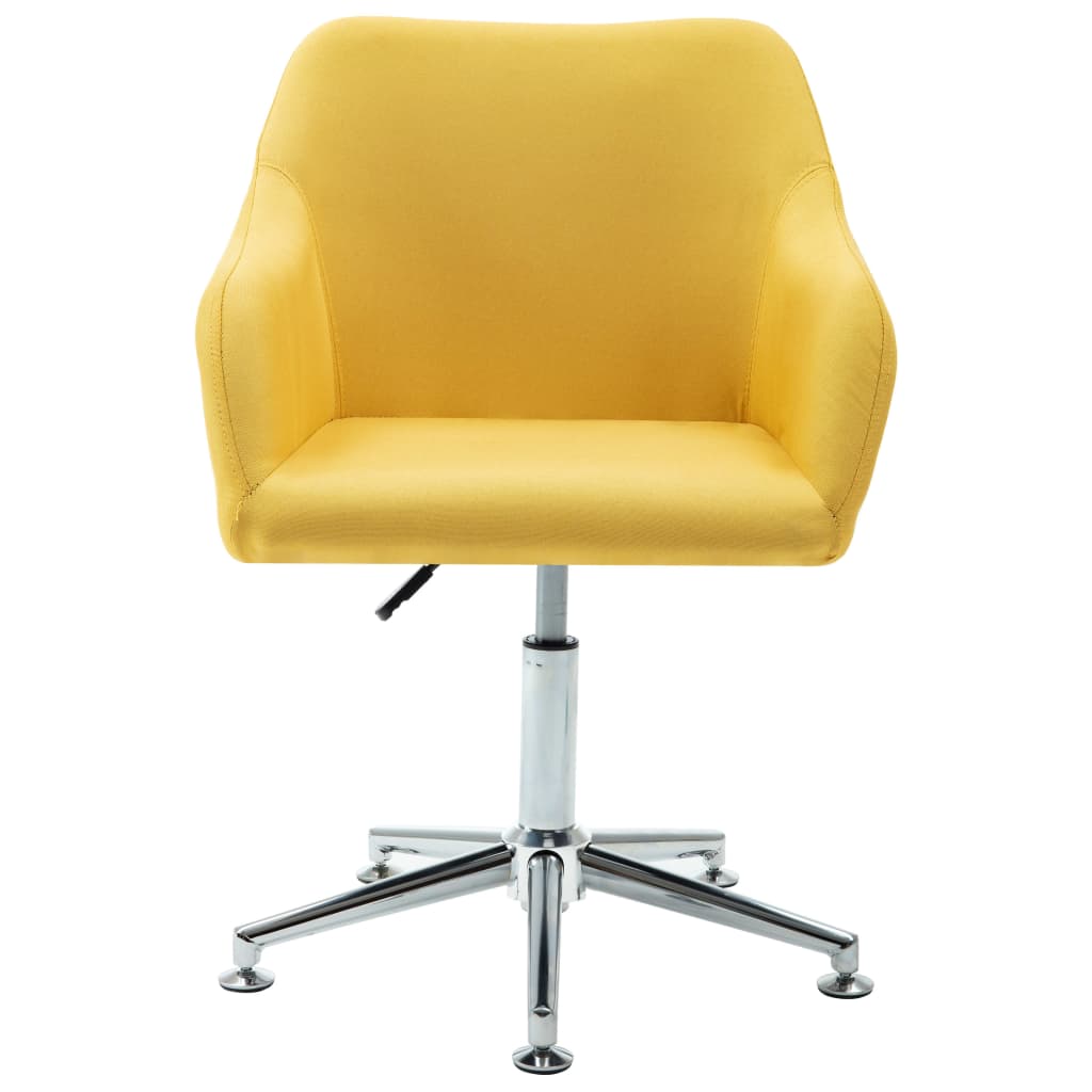 vidaXL Office Chair Swivel Office Desk Chair for Makeup Room Bedroom Fabric-6