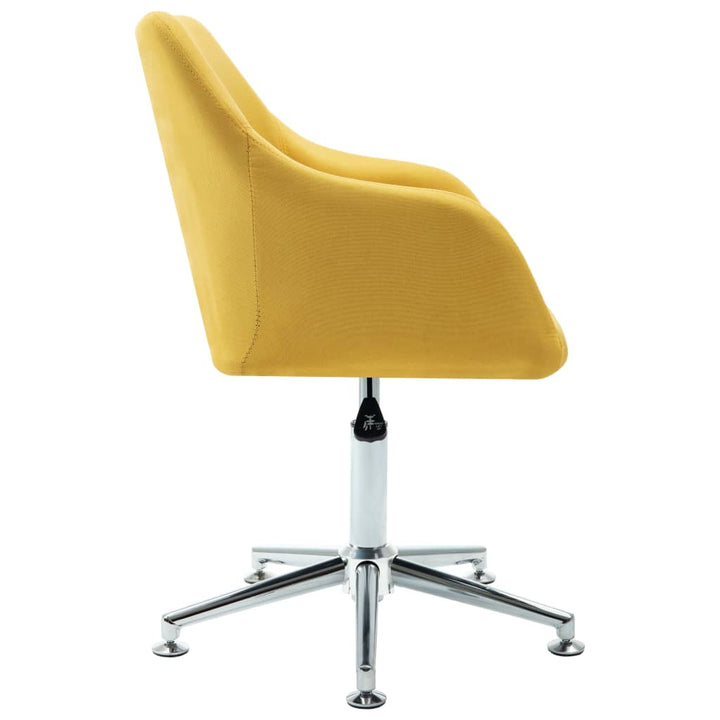 vidaXL Office Chair Swivel Office Desk Chair for Makeup Room Bedroom Fabric-7