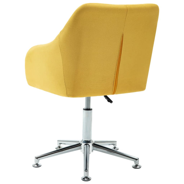 vidaXL Office Chair Swivel Office Desk Chair for Makeup Room Bedroom Fabric-8