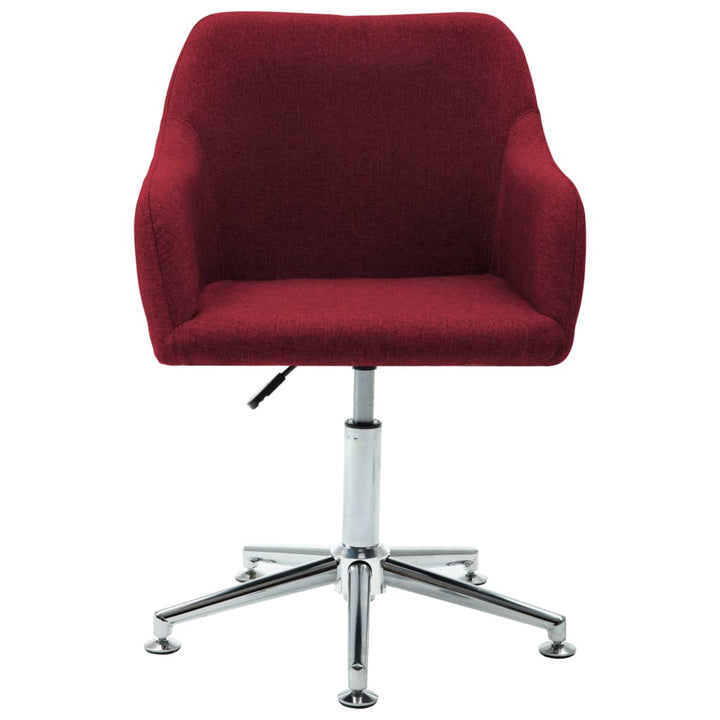 vidaXL Office Chair Swivel Office Desk Chair for Makeup Room Bedroom Fabric-0
