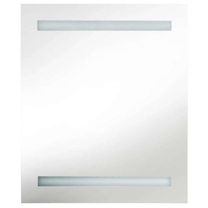vidaXL LED Bathroom Mirror Cabinet 19.7"x5.3"x23.6"-2