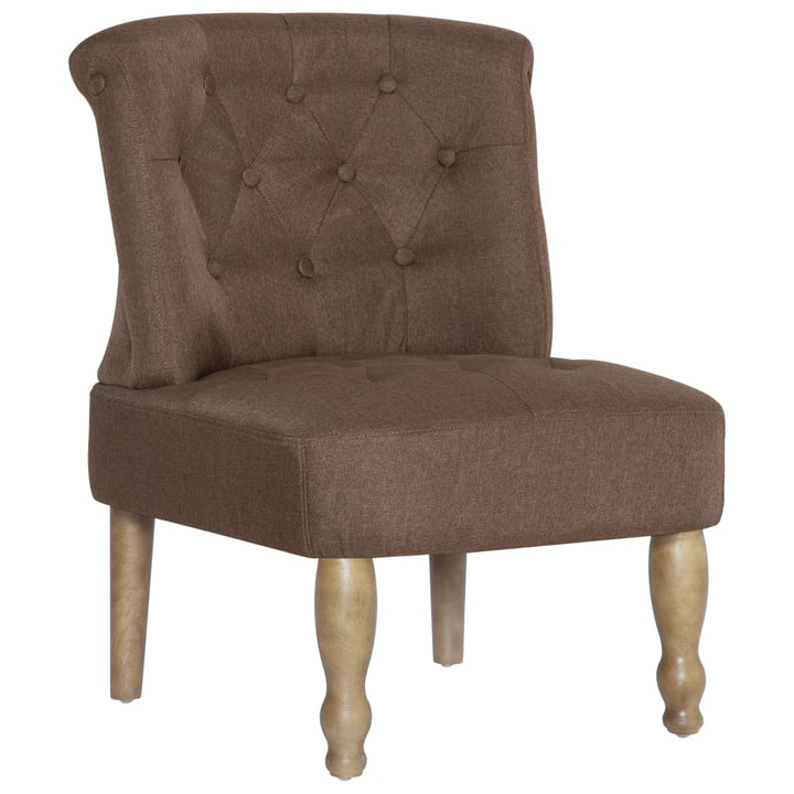 vidaXL Chair Accent French Dining Chair for Dining Room Living Room Fabric-53