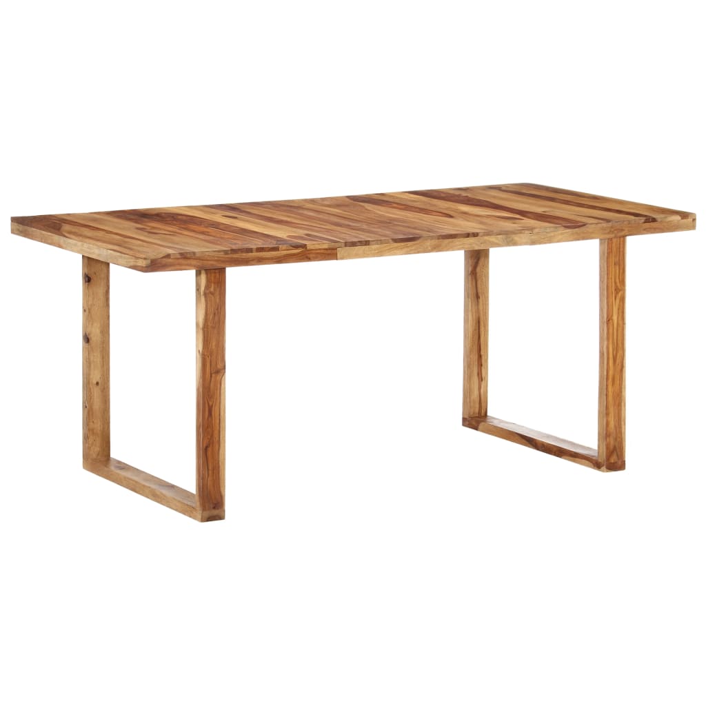 vidaXL Dining Table Kitchen Table Dining Room Dinner Table Solid Wood Sheesham-11