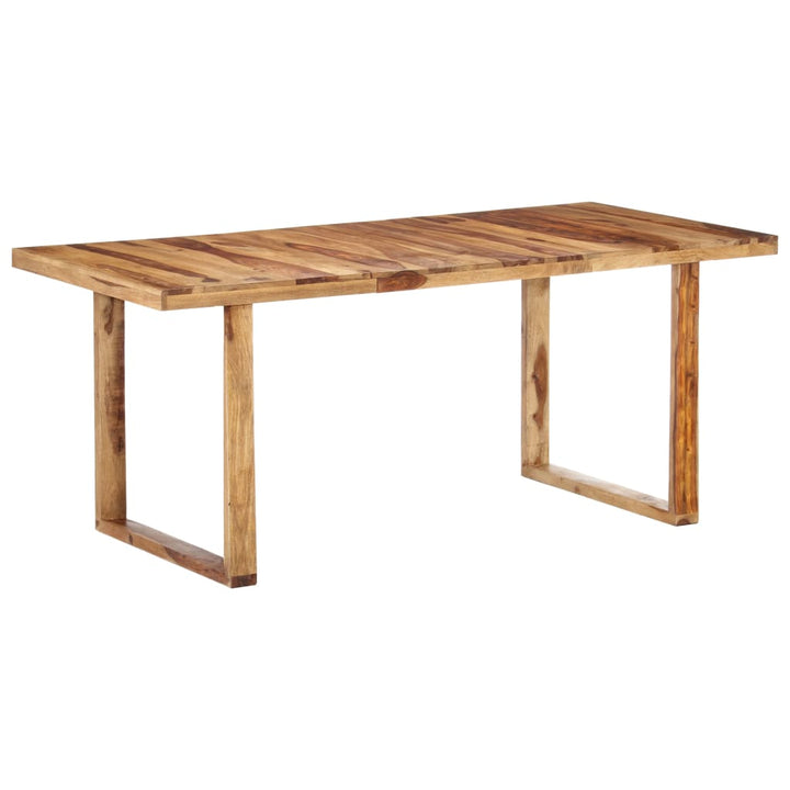 vidaXL Dining Table Kitchen Table Dining Room Dinner Table Solid Wood Sheesham-17