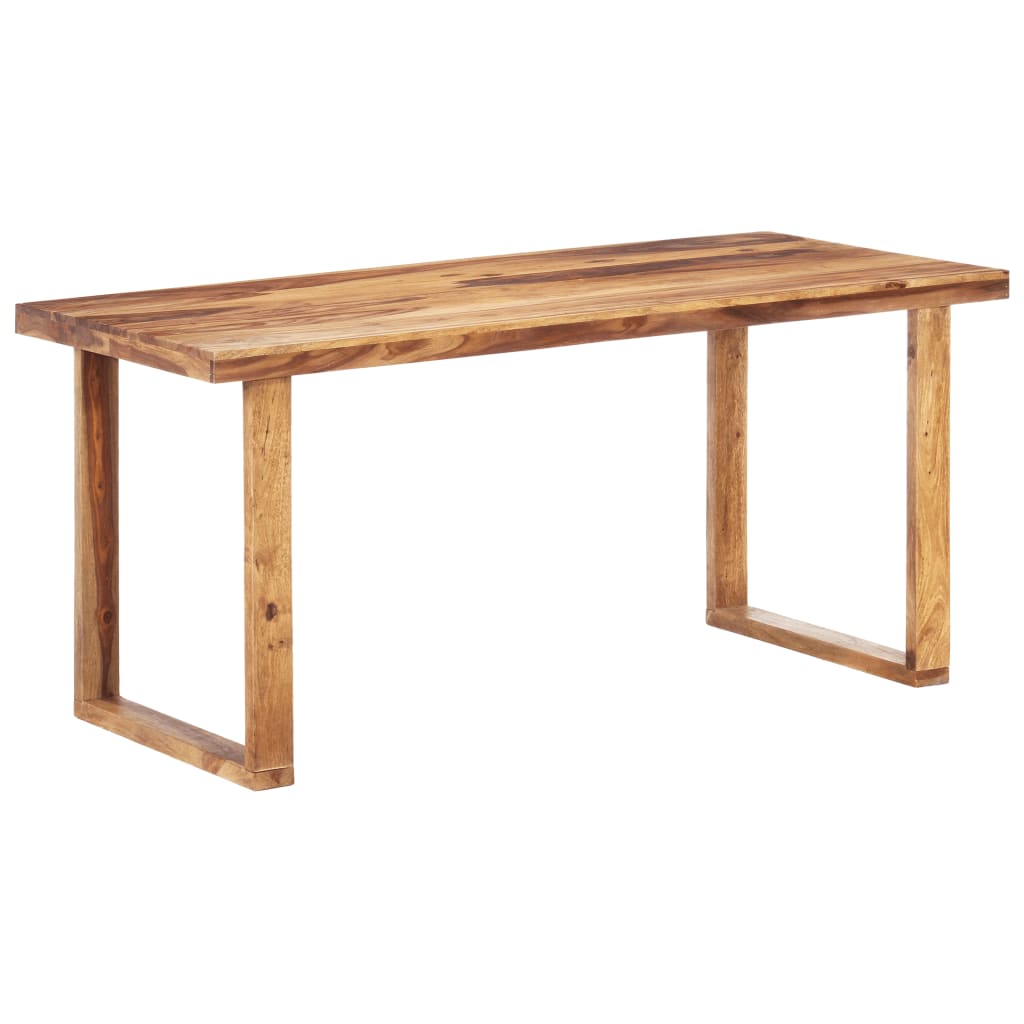 vidaXL Dining Table Kitchen Table Dining Room Dinner Table Solid Wood Sheesham-10