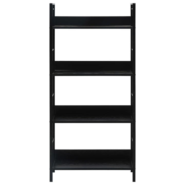 vidaXL 3-Layer Book Shelf Black 23.6"x10.9"x35.6" Engineered Wood-67