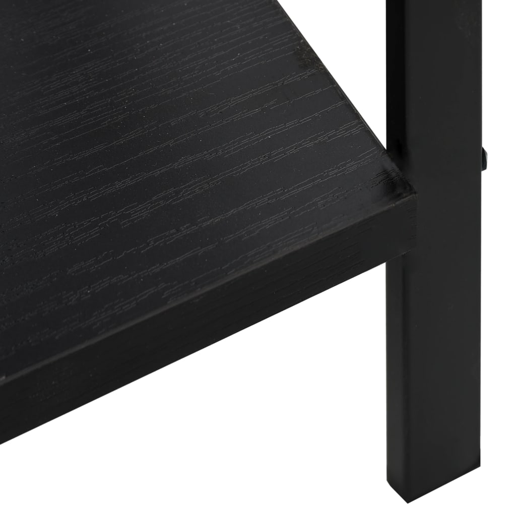 vidaXL 3-Layer Book Shelf Black 23.6"x10.9"x35.6" Engineered Wood-70