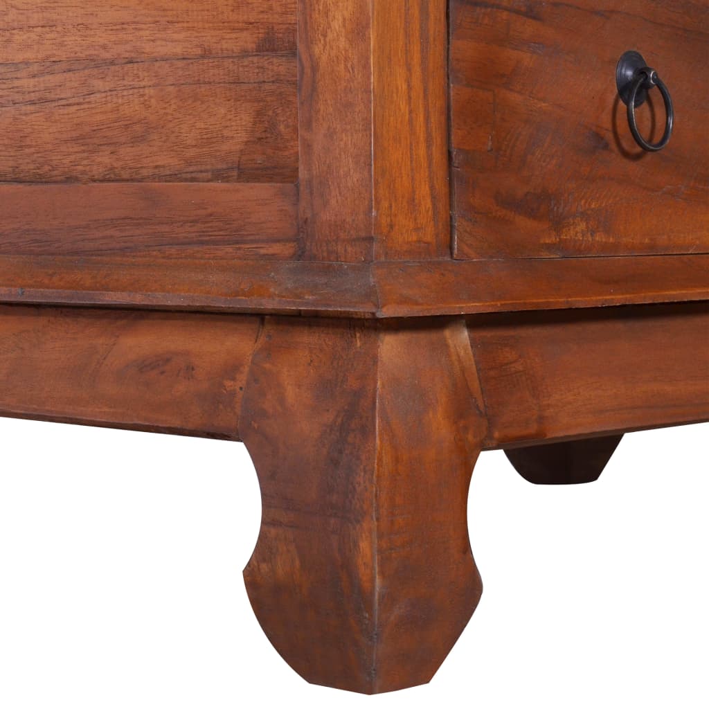 vidaXL Coffee Table End Table Accent Sofa Table Furniture Reclaimed Teak Wood-18