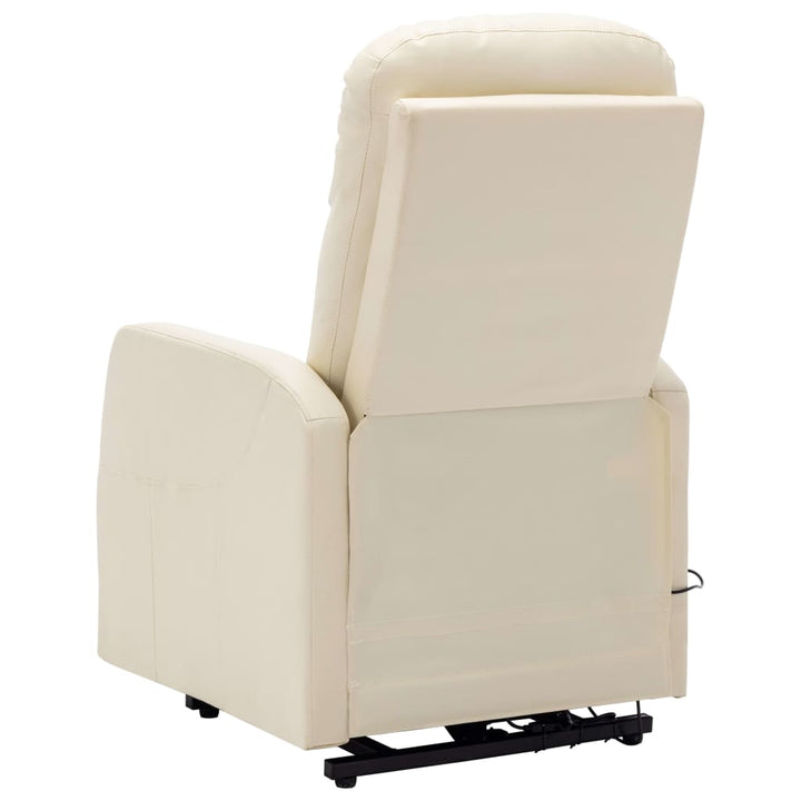 vidaXL Power Lift Recliner Electric Lift Chair for Home Theater Faux Leather-15