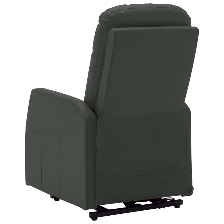 vidaXL Power Lift Recliner Electric Lift Chair for Home Theater Faux Leather-13