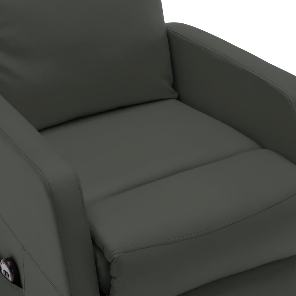 vidaXL Power Lift Recliner Electric Lift Chair for Home Theater Faux Leather-17