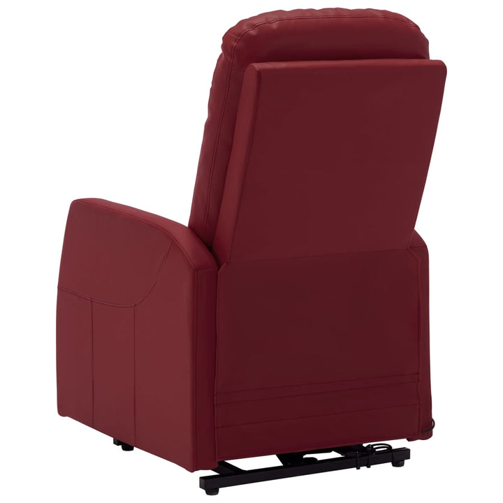 vidaXL Power Lift Recliner Electric Lift Chair for Home Theater Faux Leather-22