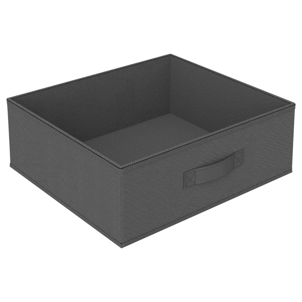 vidaXL Cabinet Storage Rack Drawer Cabinet Shelf with 4 Fabric Baskets Steel-6