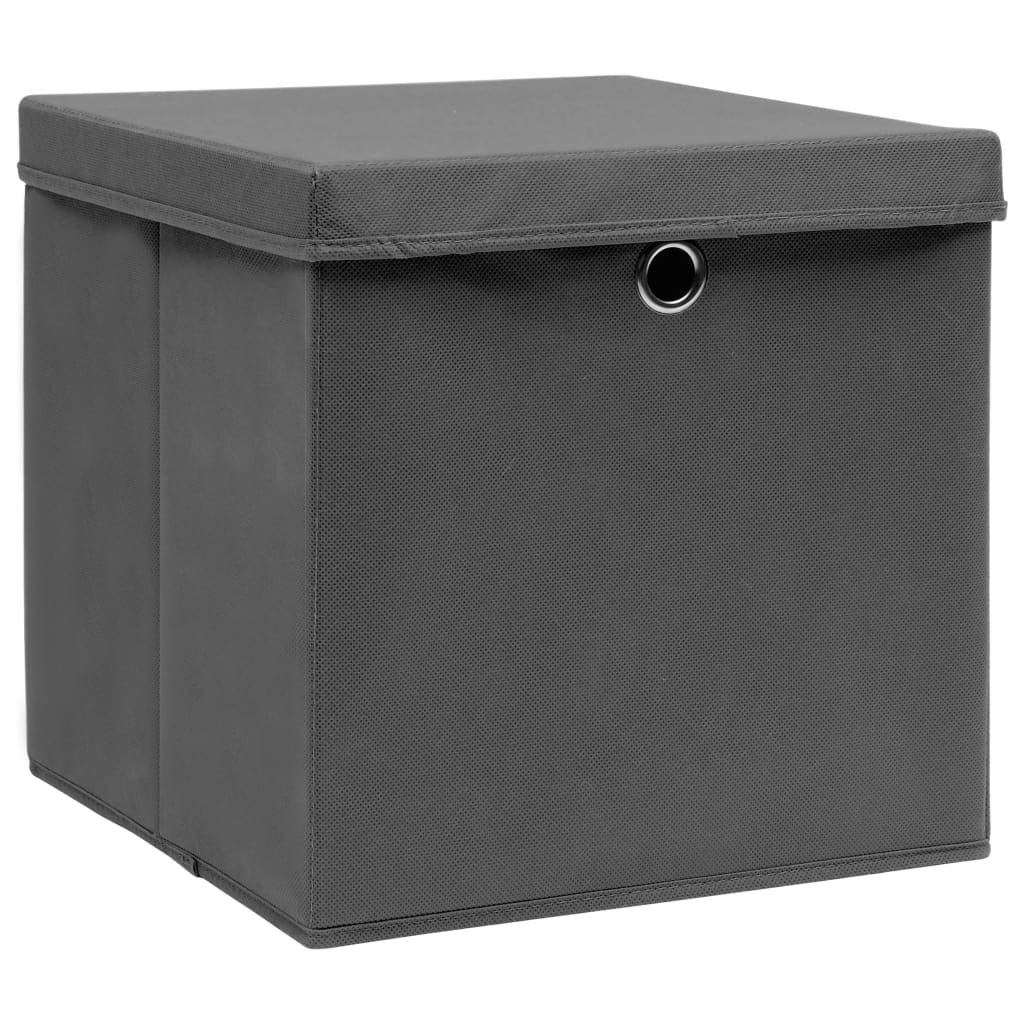 vidaXL Storage Box Decorative Foldable Pack Box Storage Chest with Covers-4