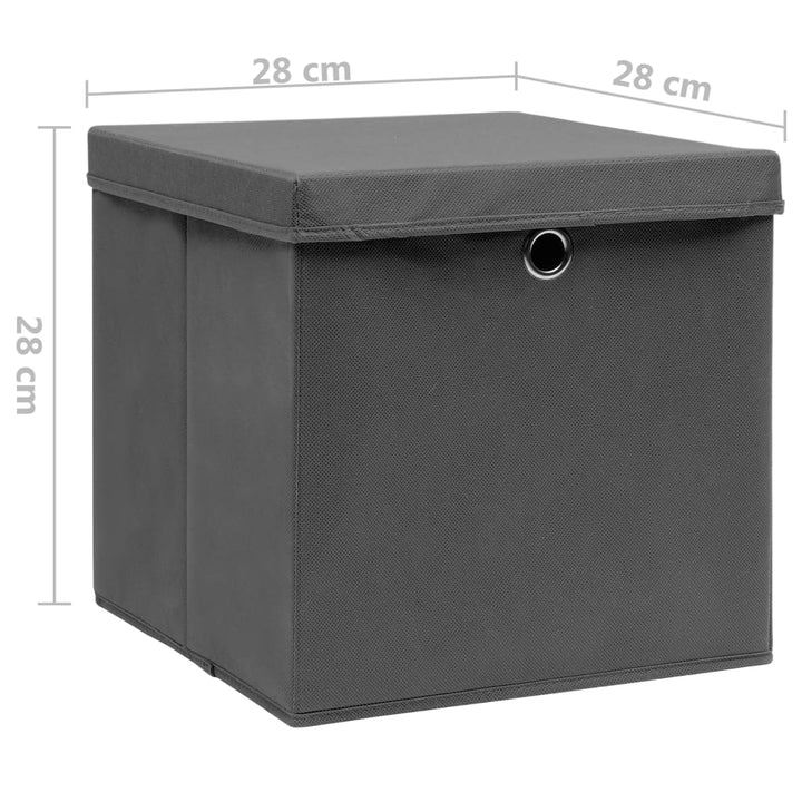 vidaXL Storage Box Decorative Foldable Pack Box Storage Chest with Covers-8