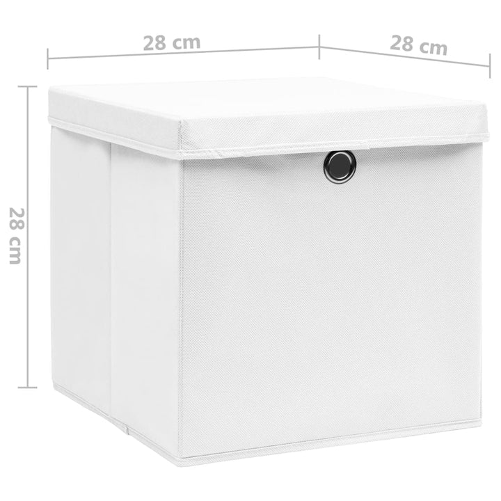 vidaXL Storage Box Decorative Foldable Pack Box Storage Chest with Covers-29