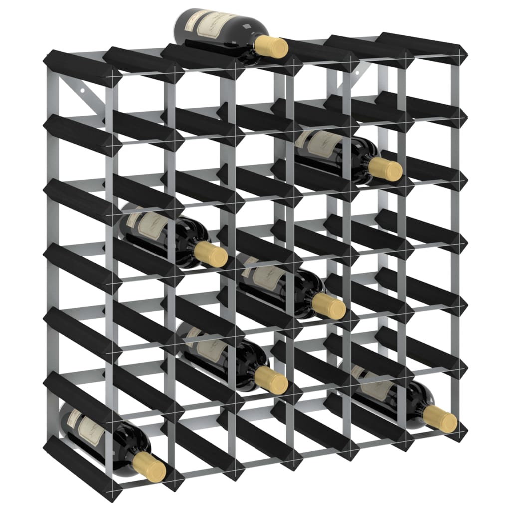 vidaXL Countertop Wine Rack Bottle Holder Wine Storage Organizer Solid Wood-6