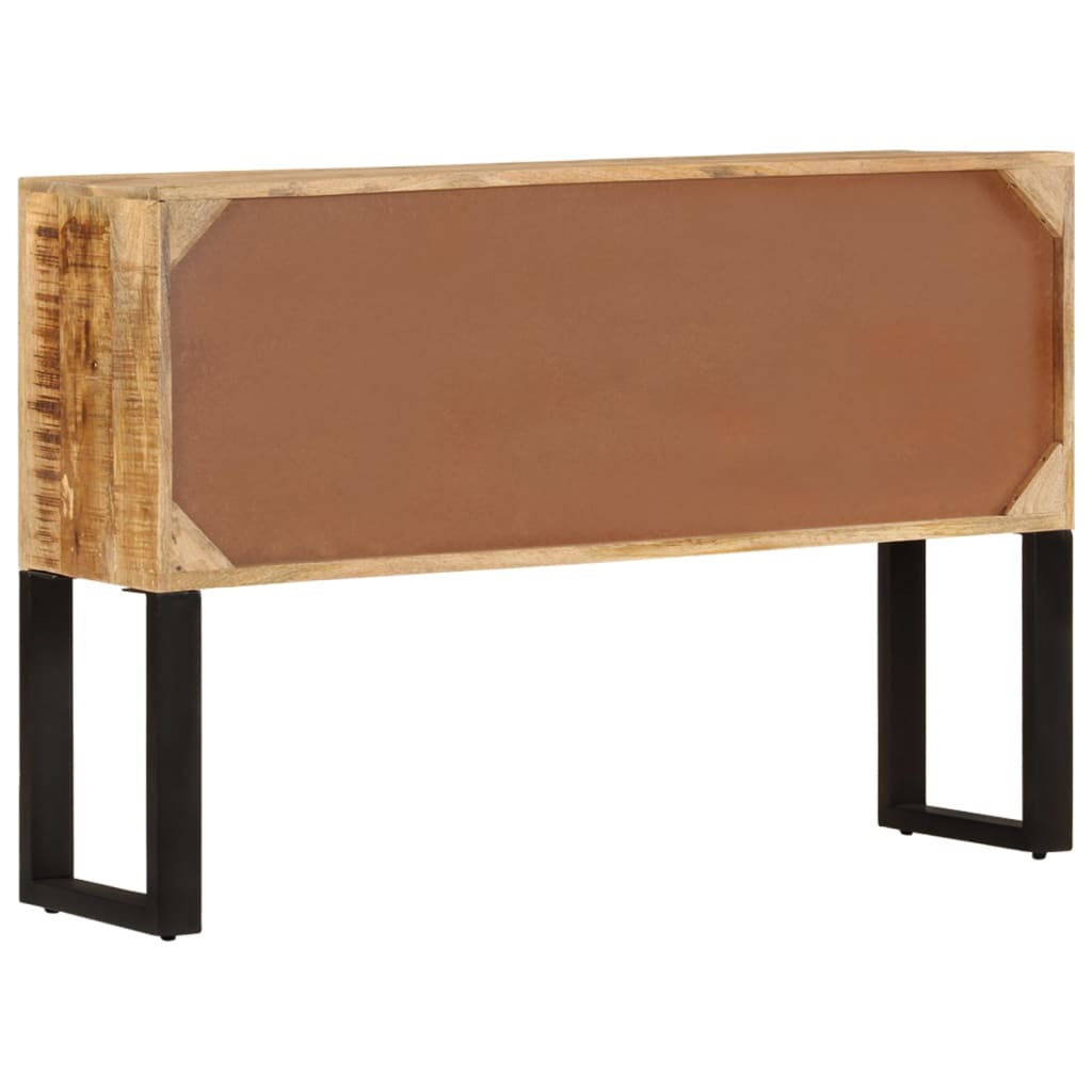 vidaXL Sideboard Cupboard with 2 Doors Buffet Storage Cabinet Rough Mango Wood-3