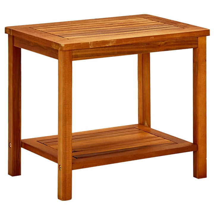 vidaXL Side Table End Table Coffee Table Indoor Outdoor Solid Wood Acacia-16